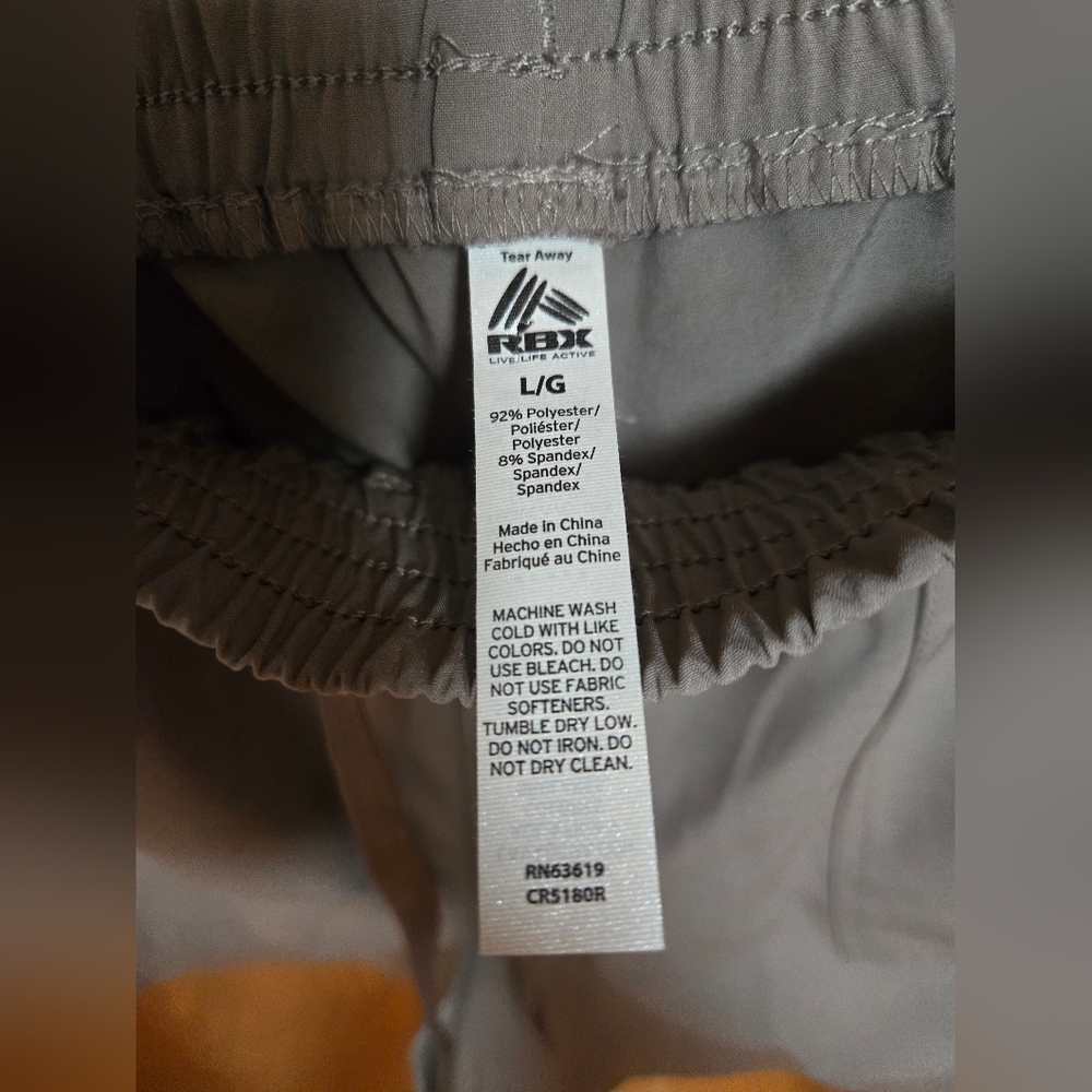 RBX Active Walking Shorts, size L, NWT - Picture 6 of 6